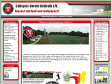 Tablet Screenshot of bv-graefrath.de